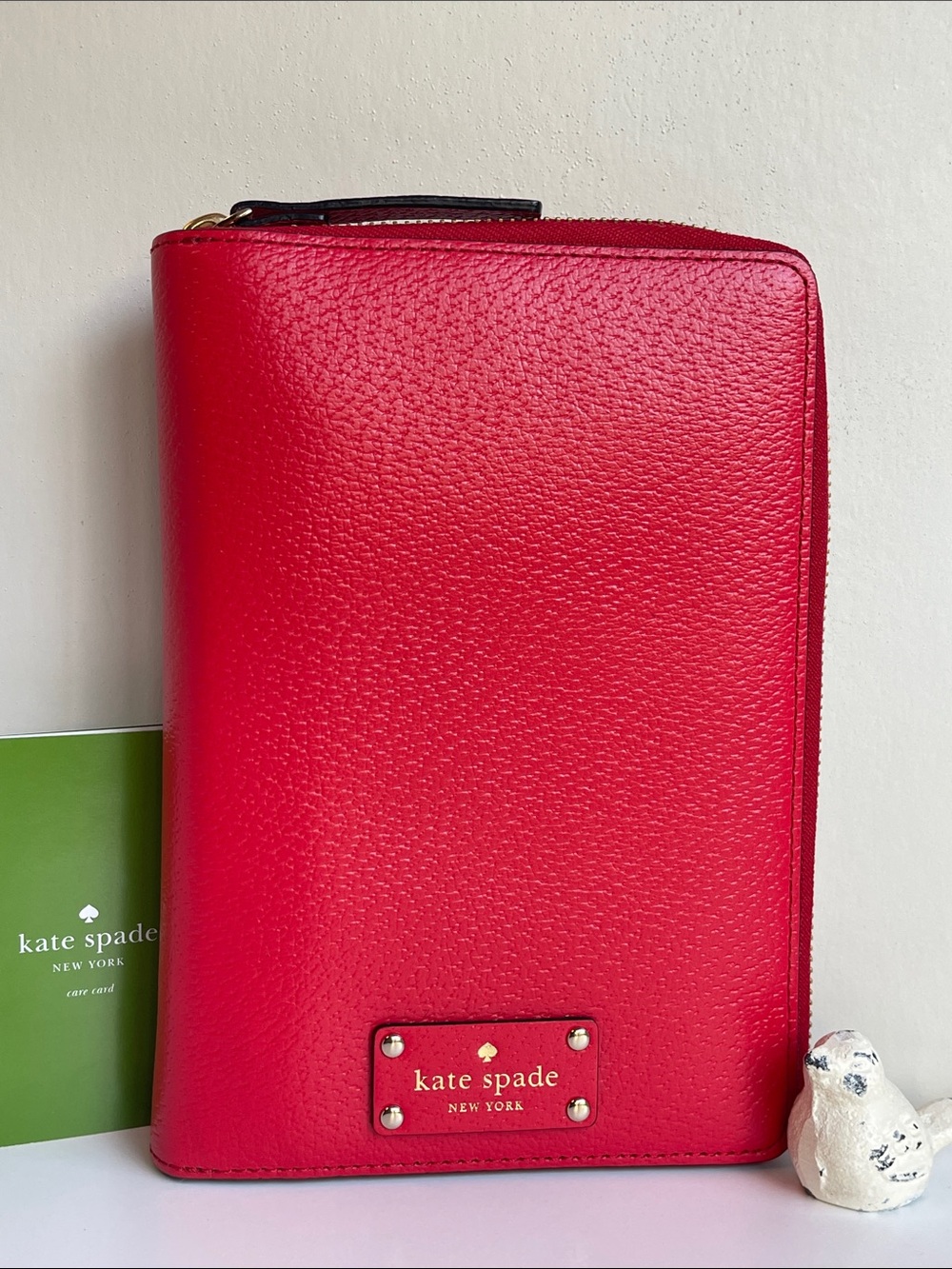 Kate Spade ♠️ Leather Wellesley Personal Ring Agenda Planner / Organizer
